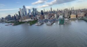 Approaching New York heliport
